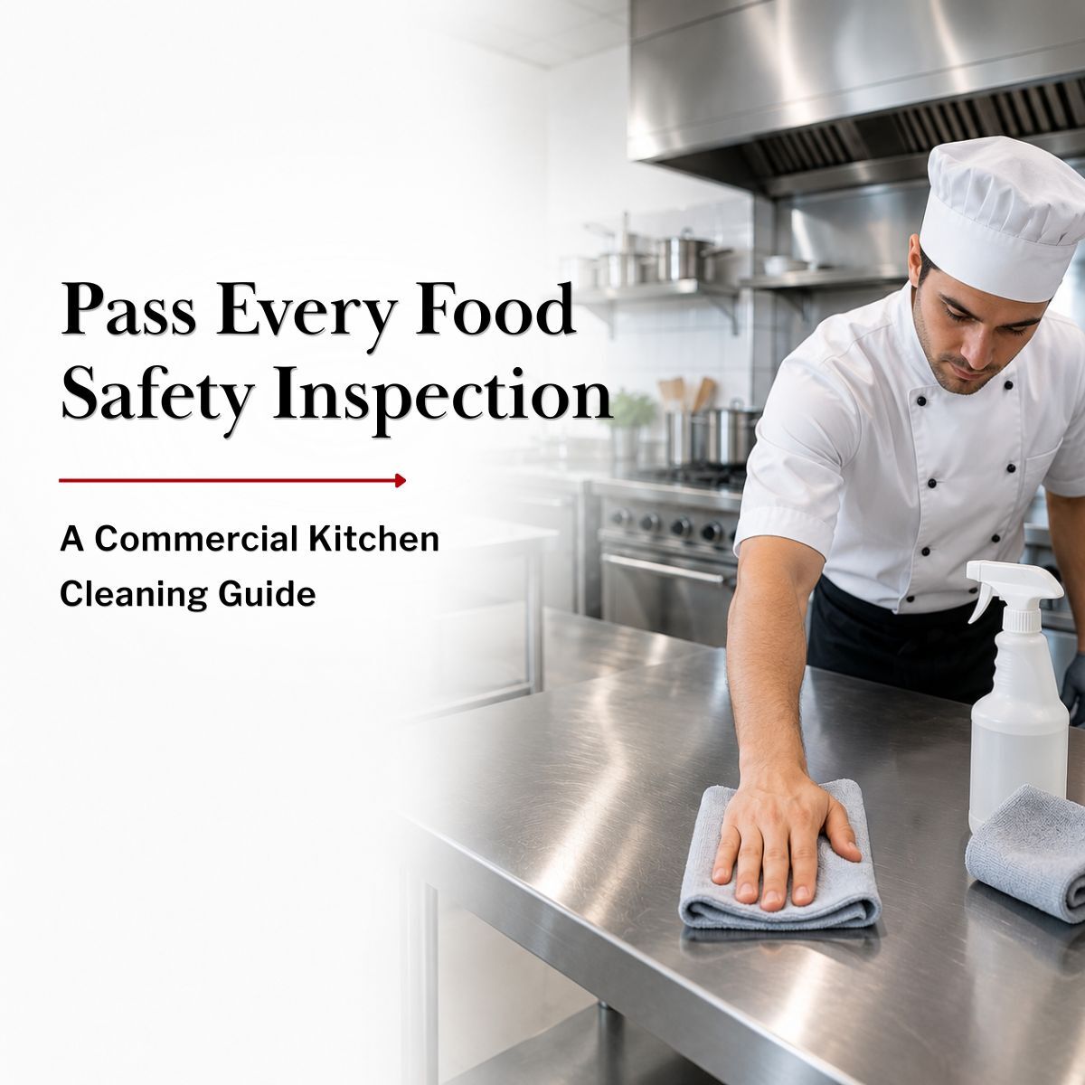 Pass Every Food Safety Inspection: A Commercial Kitchen Cleaning Guide
