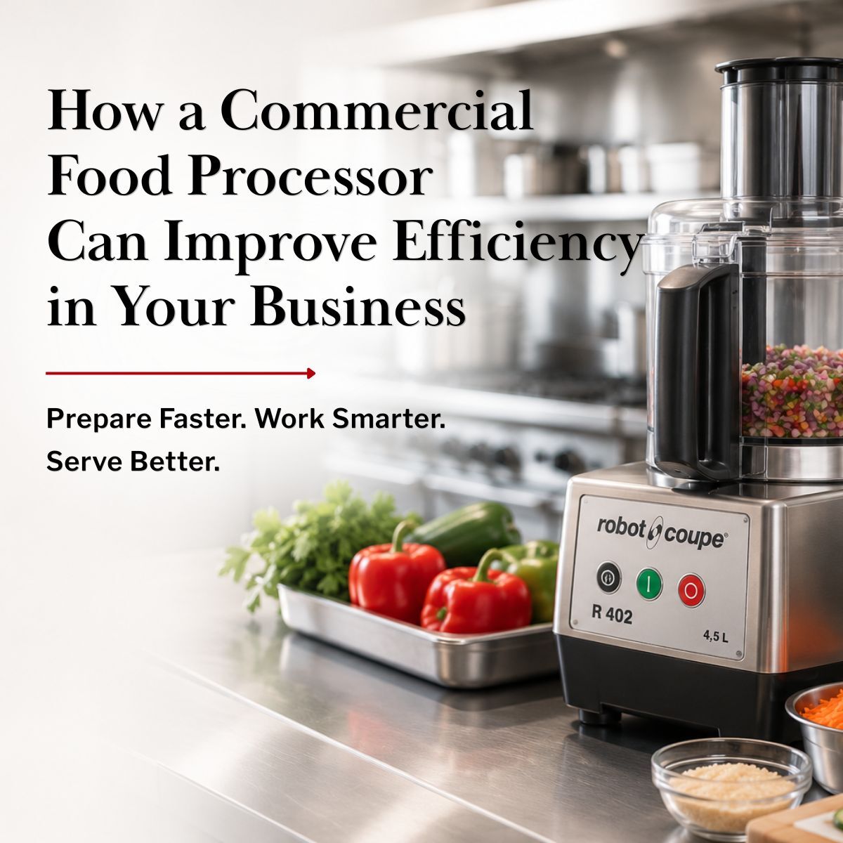 How a Commercial Food Processor Can Improve Efficiency in Your Business