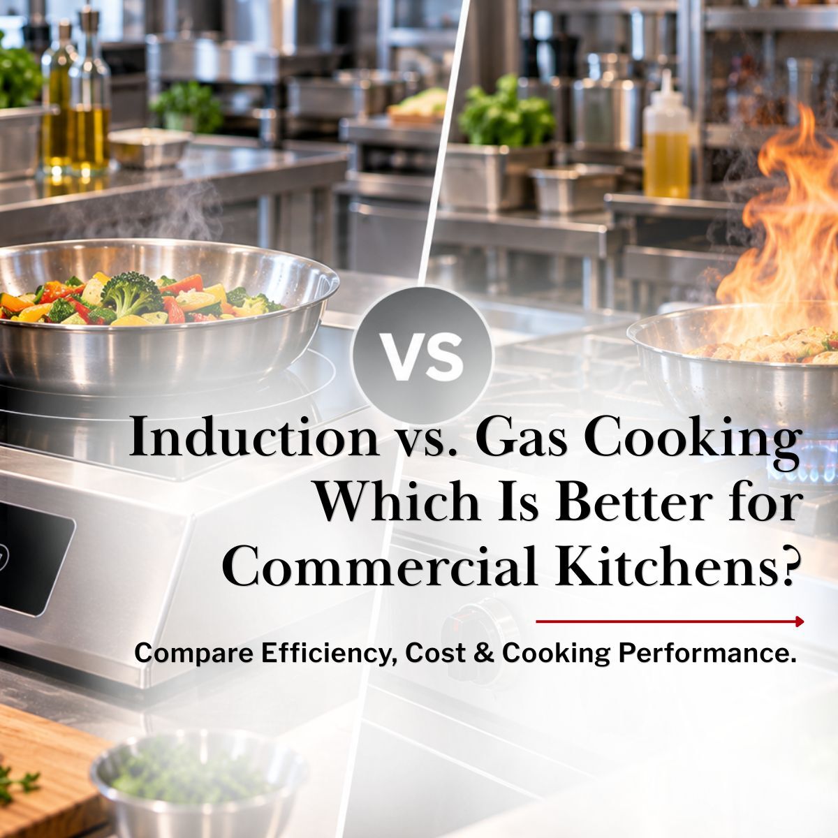 Commercial Induction vs. Gas Cooking: Which Is Better for Your Kitchen?