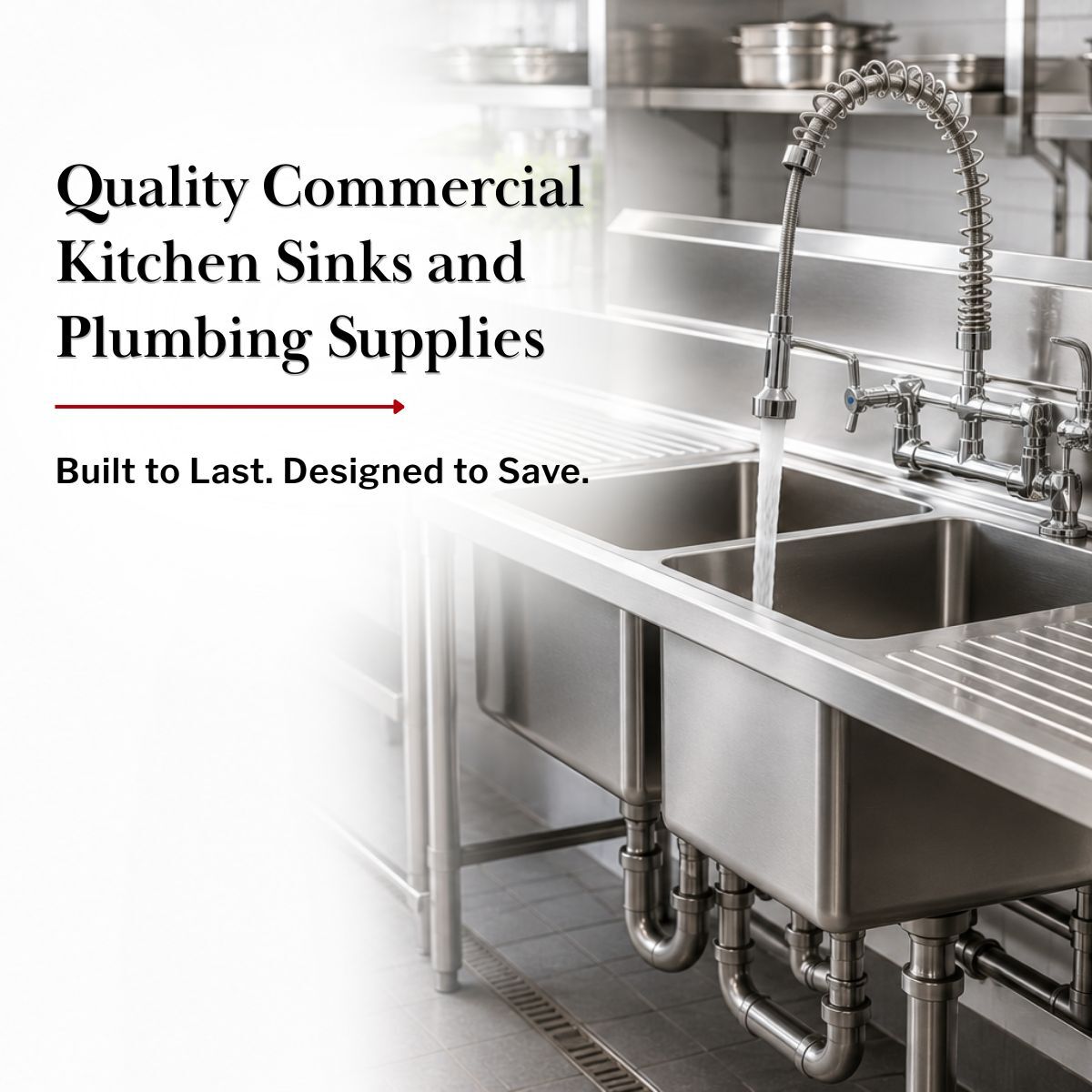 Why Investing in Quality Commercial Kitchen Sinks and Plumbing Supplies Saves Money