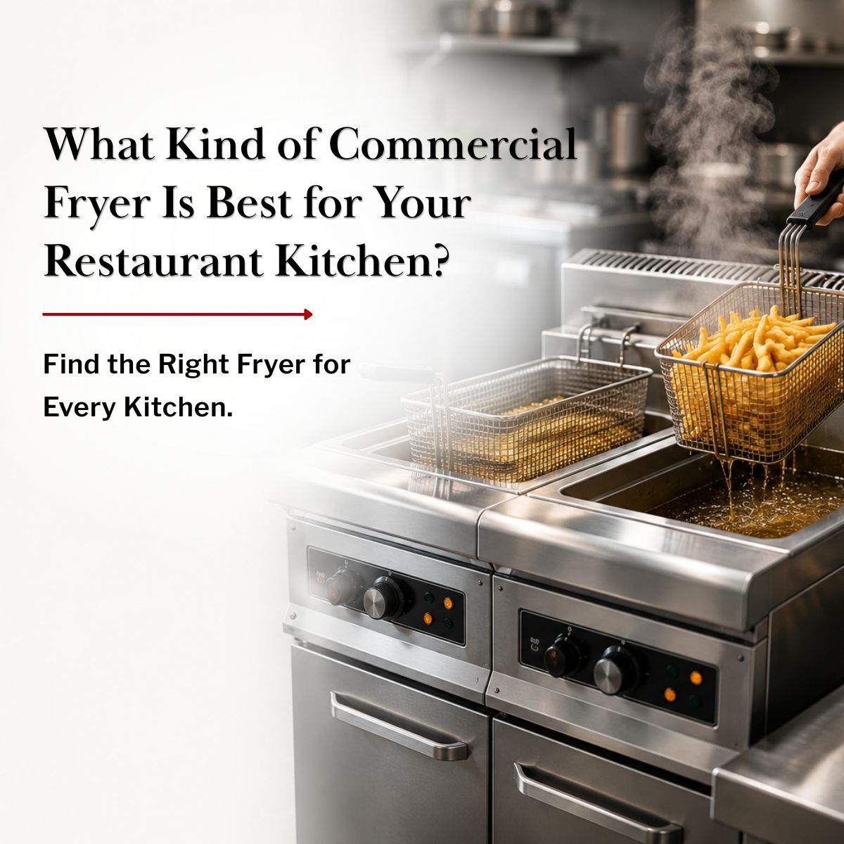 What Kind of Commercial Fryer is Best for Your Restaurant Kitchen?