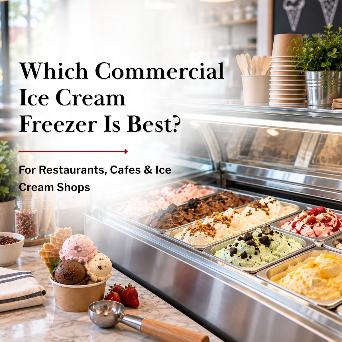 Which Commercial Ice Cream Freezer Is Best for Restaurants, Cafes & Ice Cream Shops?