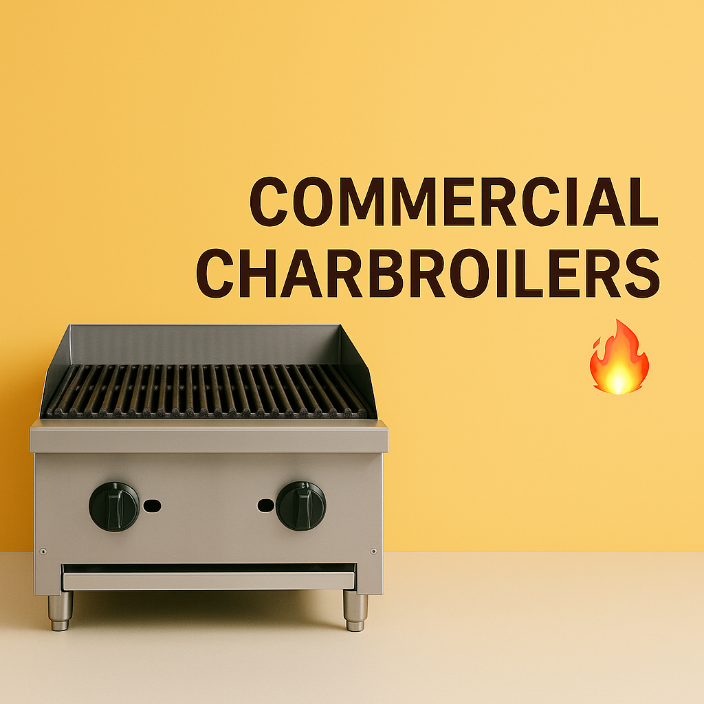 Commercial Charbroilers – Flame-Grilled Performance for Busy Kitchens 🔥