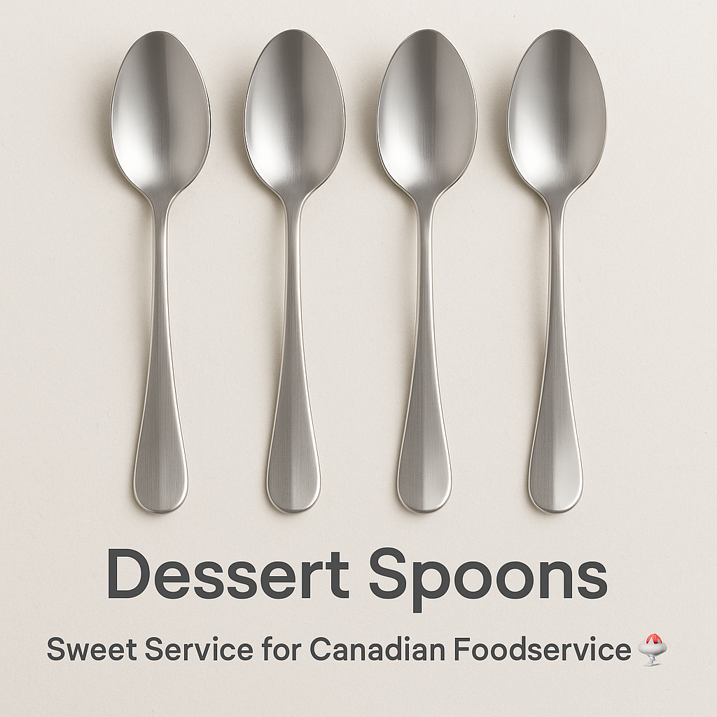 Dessert Spoons – Sweet Service for Canadian Foodservice 🍨