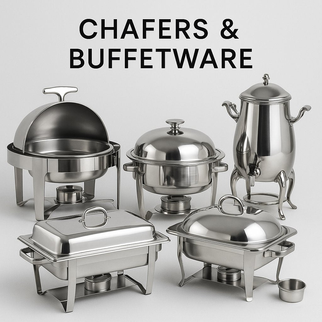 Chafers & Buffetware – Elegant Serving Solutions for Canadian Catering & Hospitality 🍽️🔥