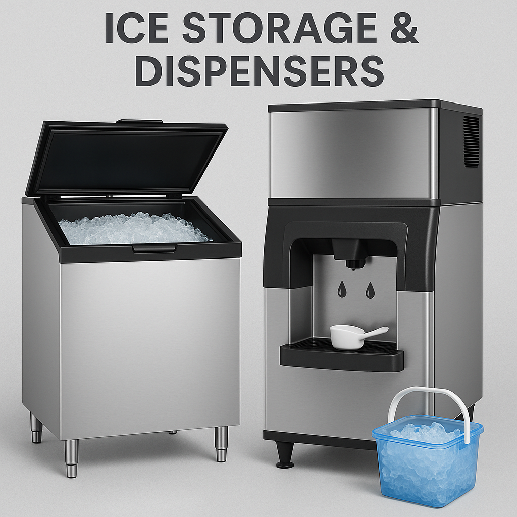 Ice Storage and Dispensers