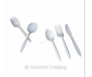 0 Essentials P/S TEASPOON  WHITE MED/WT P/P 1000/case