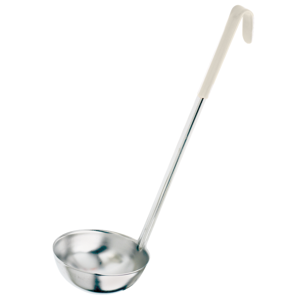 Browne Canada Foodservice Smallwares Each Browne 9943IVR 3 Ounce Ladle with Ivory Coated Handle | Denson CFE