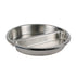 Winco Food Pans Each Winco SPFD-2R Round Divided Chafer Food Pan – 6 Qt, Stainless Steel, 2-Compartment | Denson CFE