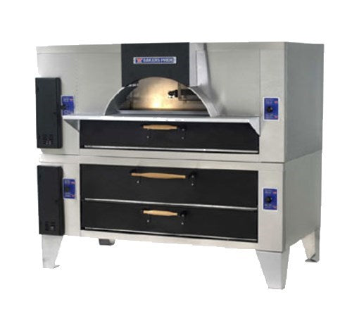 Bakers Pride Y-600 Super Deck Y Series Gas Single Deck Pizza Oven 60" - 120,000 BTU - Natural Gas | Denson CFE
