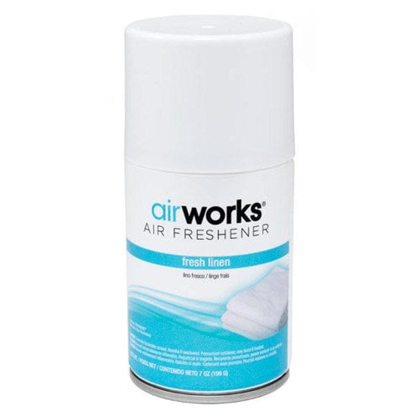 AirWorks Sanitation & Janitorial Case AirWorks 14507918 Metered Aerosol, Fresh Linen, 7 oz, 12/cs | Denson CFE