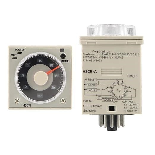 AllPoints Foodservice Parts & Supplies Smallwares Each H3CR-A 0.5S-300H Timer Delay Timer Relay Knob Control Time Relay | Denson CFE