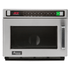 Amana Commercial Ovens Each Amana HDC212 Heavy Duty Stainless Steel Commercial Microwave - 208/240V, 2100W | Denson CFE