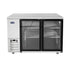Atosa Bar Refrigeration Each Atosa MBB59GGR Glass Door Stainless Steel Back Bar Cooler, 59" | Denson CFE