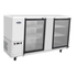 Atosa Bar Refrigeration Each Atosa SBB69GGRAUS1 68 Inch 2 Door Glass Stainless Back Bar Refrigerator | Denson CFE