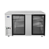 Atosa Catering Equipment Bar Refrigeration Each Atosa MBB69GGR Back Bar Cooler Two-Section, 68"W x 28-1/10"D x 40-1/10"H | Denson CFE