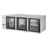 Atosa Catering Equipment Bar Refrigeration Each Atosa MBB90GGR Glass Door Stainless Steel Back Bar Cooler 90"