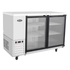 Atosa Catering Equipment Bar Refrigeration Each Atosa SBB48GGRAUS1 48-Inch 2 Door Glass Stainless Back Bar Refrigerator | Denson CFE