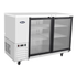 Atosa Catering Equipment Bar Refrigeration Each Atosa SBB59GGRAUS1 58-Inch 2-Door Glass Stainless Back Bar Refrigerator | Denson CFE