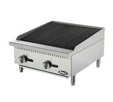 Atosa Catering Equipment Commercial Grills Each Atosa ATRC-24 24" Heavy Duty Countertop Radiant Broiler - 75,000 BTU | Denson CFE