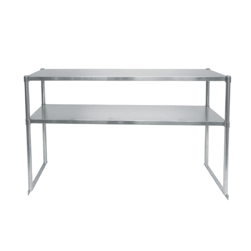 Atosa Catering Equipment Commercial Work Tables and Stations Each Atosa MROS-4RE - 48" Stainless Steel Double Over Shelf