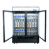 Atosa Catering Equipment Merchandising and Display Refrigeration Each Atosa MCF8723GR Refrigerator Merchandiser Two-Section 54-3/8"W X 31-1/2"D X 81-1/5"H | Denson CFE