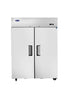 Atosa Catering Equipment Reach-In Refrigerators and Freezers Each Atosa MBF8002GR Top Mount Reach-In Two-Door Freezer, 52" | Denson CFE