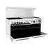 Atosa Catering Equipment Unclassified Atosa AGR-4B36GR CookRite Range 60"W x 31"D x 57-3/8"H Natural Gas or Propane | Denson CFE