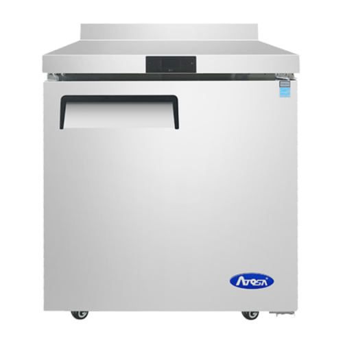 Atosa Catering Equipment Undercounter Refrigeration Each Atosa MGF8408GR Atosa Worktop Refrigerator With Backsplash Reach-in