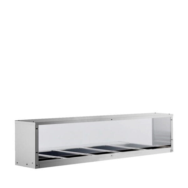 Atosa Catering Equipment Work Table Each / 5 Well Atosa MROS Overshelf for Steam Tables | Denson CFE