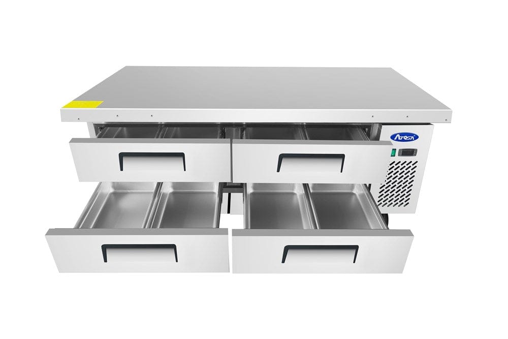 Atosa Commercial Chef Bases Each Atosa MGF8453GR 4-Drawer Chef Base 72" | Denson CFE