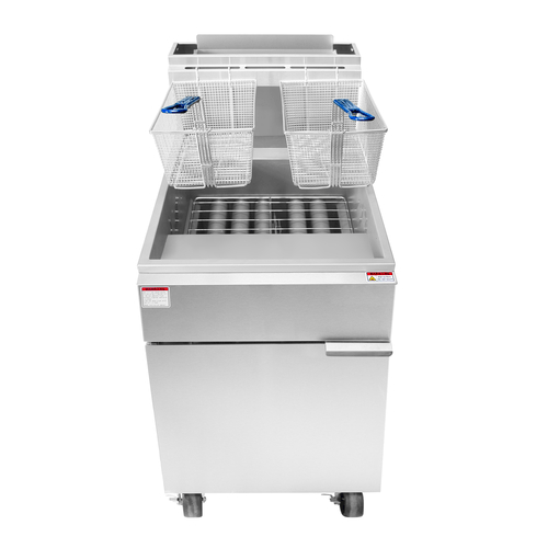 Atosa Commercial Fryers Each Atosa ATFS-75 Stainless Steel Deep Fryer 75 Pounds | Denson CFE