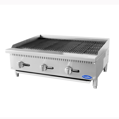 Atosa Commercial Grills Each Atosa ATCB-36 36 Inch Countertop Radiant Natural Gas Charbroiler - 105000 BTU | Denson CFE