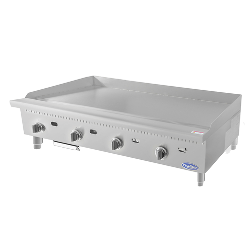 Atosa Commercial Grills Each Atosa ATTG-48 NAT CookRite Heavy Duty Griddle Gas Countertop | Denson CFE