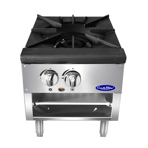 Atosa Commercial Restaurant Ranges Each Atosa ATSP-18-1L-NG 18" Natural Gas Single Burner Stock Pot Range – Low Height | Denson CFE