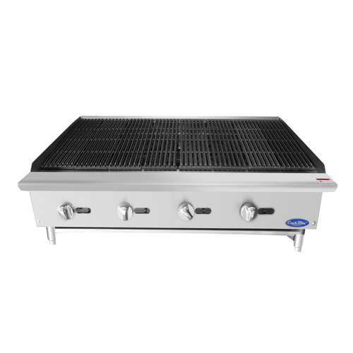 Atosa Cooking Equipment Each Atosa ATRC-48 Heavy Duty Radiant Charbroiler Natural Gas Countertop | Denson CFE