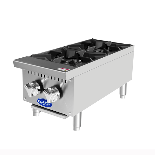 Atosa Countertop Equipment Each Atosa ACHP-2 Heavy Duty Two Burner Hot Plate, 12 Inches | Denson CFE