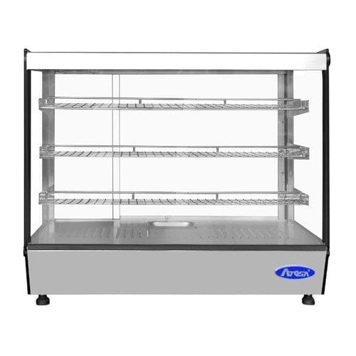 Atosa Display Warmers Each Atosa CHDS-53 27" Straight Glass Countertop Heated Display Case | Denson CFE