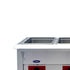 Atosa Food Holding & Warming Each Atosa CSTEA-3C Open Well Electric Steam Table with 3-Pan, Undershelf and Cutting Board – 120 V | Denson CFE