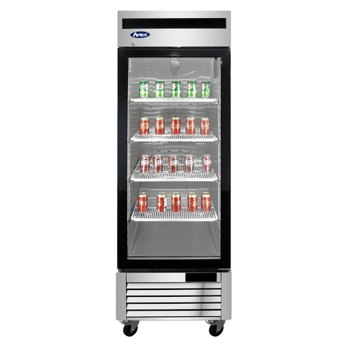 Atosa Reach-In Refrigerators and Freezers Each Atosa MCF8701GR Freezer Merchandiser One-Section, 27"W x 31-7/10"D x 83-1/10"H | Denson CFE