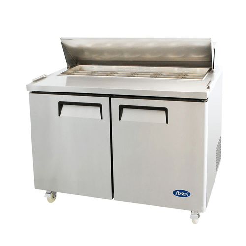 Atosa Refrigerated Prep Tables Each Atosa MBF8010GR Reach-In Refrigerator | Denson CFE