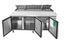 Atosa Refrigerated Prep Tables Each Atosa MPF8203 93" 12 Pan Pizza Prep Table | Denson CFE