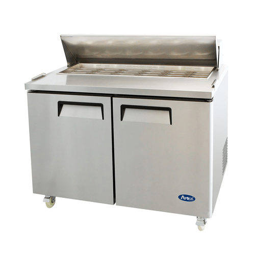 Atosa Refrigerated Prep Tables Each Atosa – MSF3615GR 36″ 2 Door Mega Top Prep Refrigerator | Denson CFE