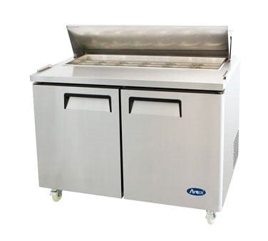 Atosa Refrigerated Prep Tables Each Atosa MSF8302GR Refrigerated Sandwich Prep Table 48" | Denson CFE