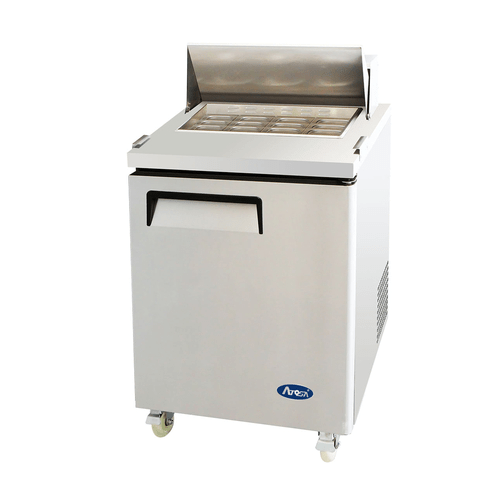 Atosa Refrigerated Prep Tables Each Atosa MSF8305GR Sandwich/Salad Mega Top Refrigerator One-Section | Denson CFE