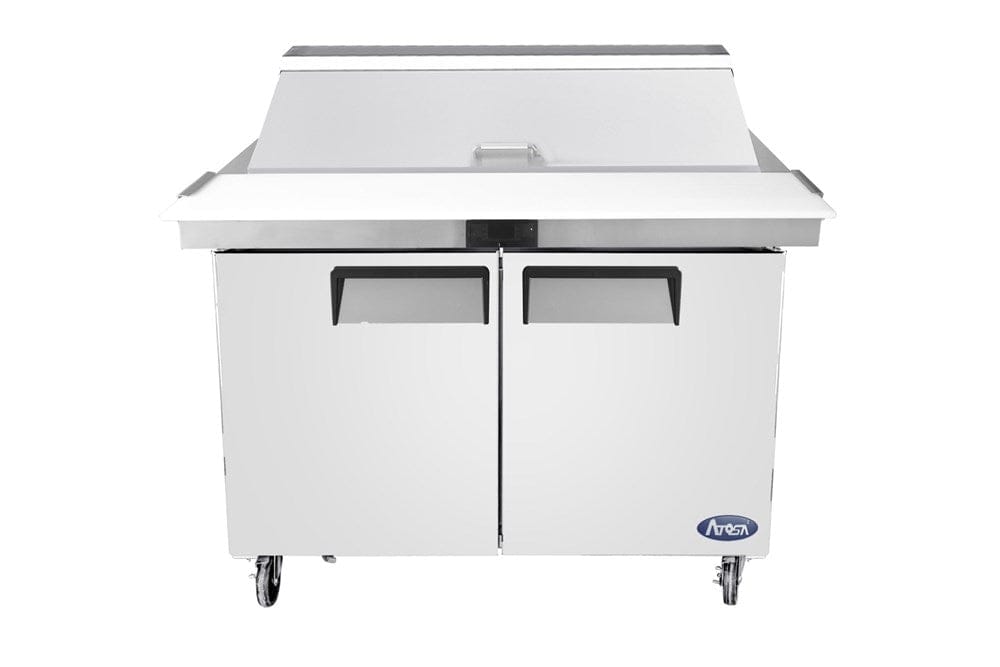 Atosa Refrigerated Prep Tables Each Atosa MSF8306GR Mega Top Refrigerated Sandwich Prep Table, 48" | Denson CFE