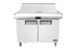 Atosa Refrigerated Prep Tables Each Atosa MSF8306GR Mega Top Refrigerated Sandwich Prep Table, 48" | Denson CFE