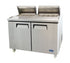 Atosa Refrigerated Prep Tables Each Atosa MSF8307 60" Mega Top 2-Door Sandwich Prep Table | Denson CFE