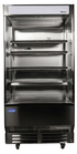 Atosa Refrigeration & Ice Each Atosa AOM-40B Open Air Merchandiser 39-3/5W x 28D x 83H Inches 14.4 Cubic Feet | Denson CFE