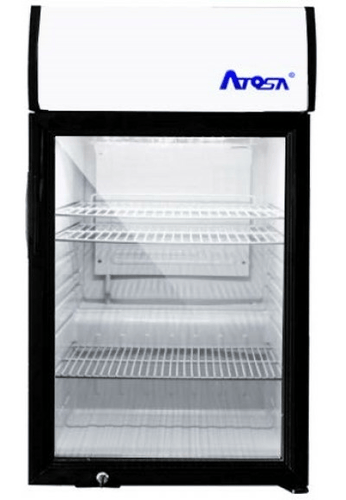 Atosa Refrigeration & Ice Each Atosa CTD-3ST Atosa CTD-3S Countertop Glass Door Merchandiser with Display Panel 18 in | Denson CFE